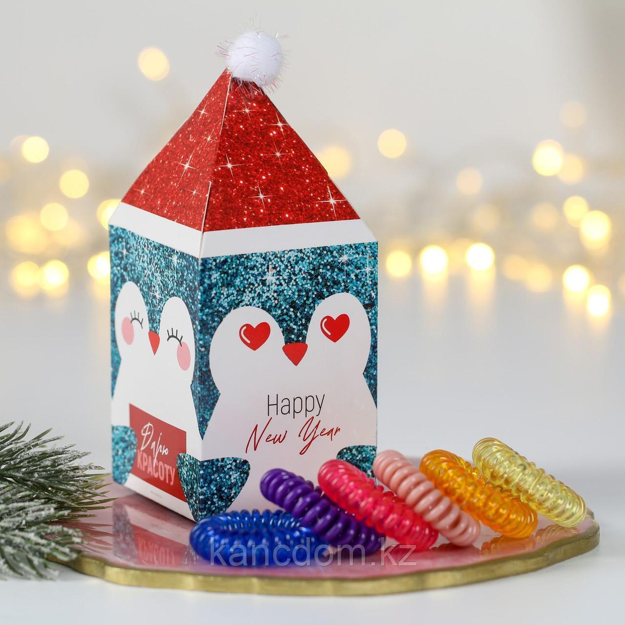 Резинка в коробке "Пингвин", d= 2 см.