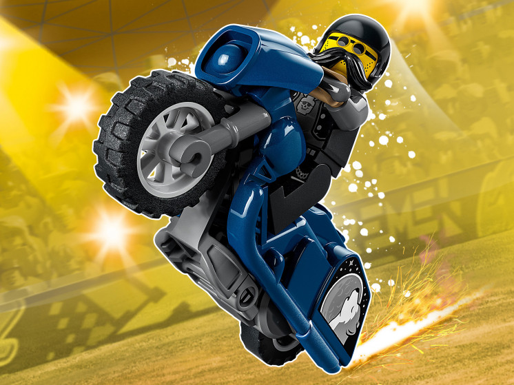 LEGO City 60331 Туристический трюковой мотоцикл, конструктор ЛЕГО
