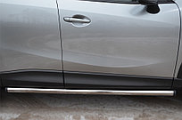Защита порогов d63 (вариант 2) Mazda CX-5 2011-15