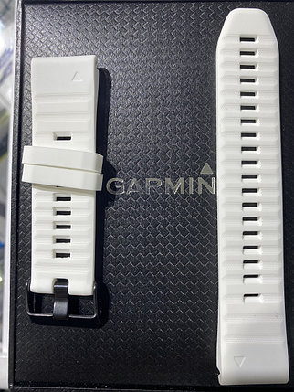 Ремешок силиконовый белый 22мм для Garmin fenix 5, fenix 5plus, fenix 6, фото 2