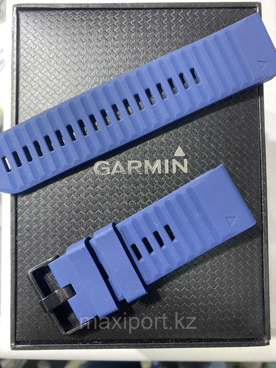 Ремешок силиконовый синий 22мм на Garmin fenix 5, fenix 5plus, fenix 6
