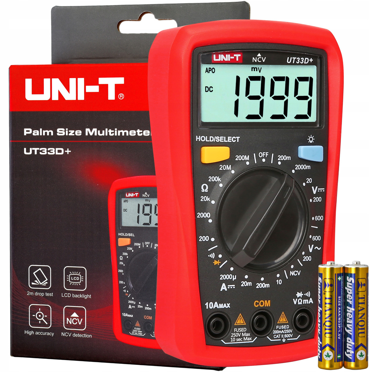Uni-T UT33D+ Мультиметр (цифровой) - фото 5 - id-p105910352