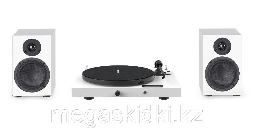 Виниловый проигрыватель Pro-Ject Jukebox E1+акустика Speaker Box 5 E Белый, фото 1