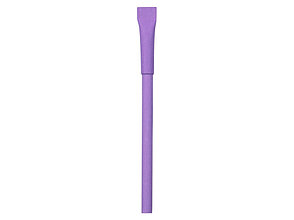 Ручка картонная с колпачком Recycled, фиолетовый, фото 2