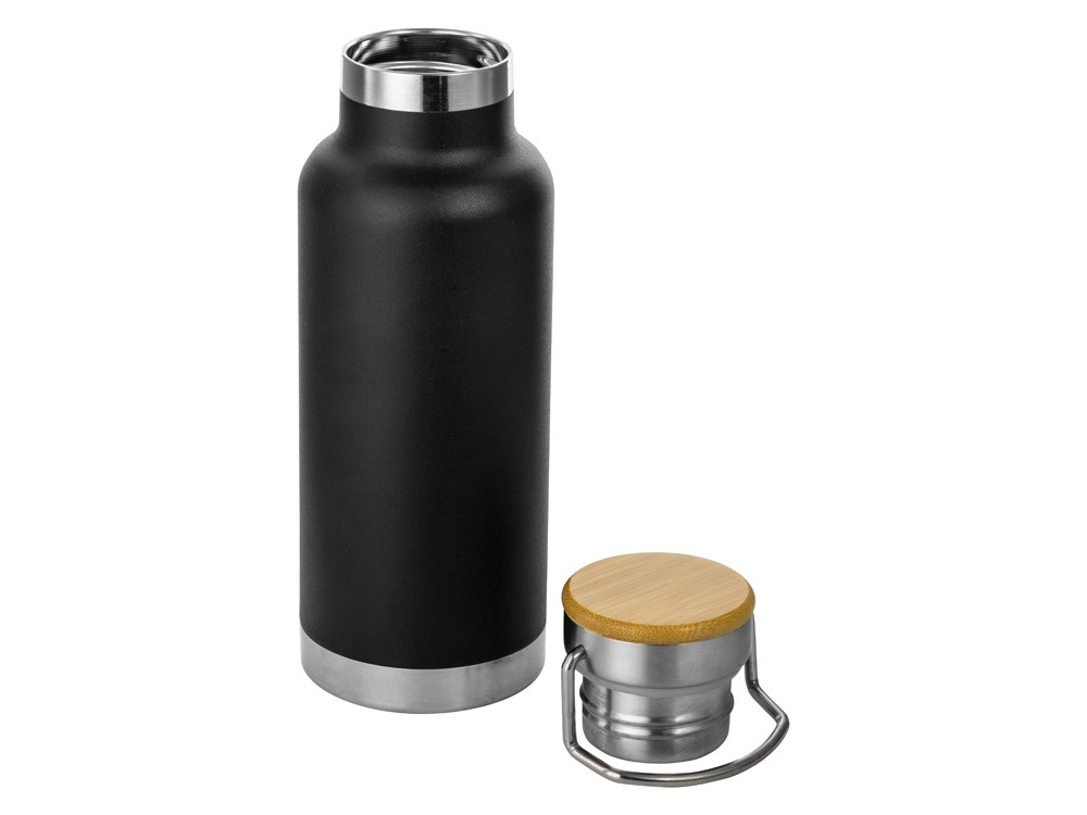Медная спортивная бутылка с вакуумной изоляцией Thor объемом 480 мл, черный - фото 2 - id-p69237514