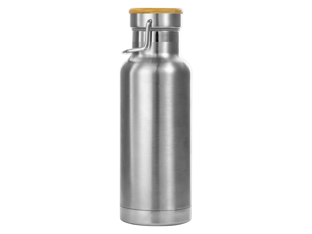 Медная спортивная бутылка с вакуумной изоляцией Thor объемом 480 мл, серебристый - фото 3 - id-p69237515