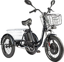 Трицикл Eltreco Porter Fat 500 черный