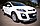 Пороги труба d63 (вариант 1) Mazda CX-7 2009-12, фото 4