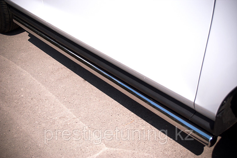 Пороги труба d63 (вариант 3) Mazda CX-7 2009-12 - фото 3 - id-p105911514