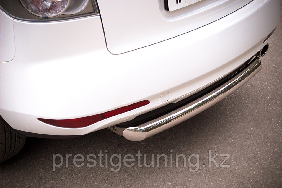 Защита заднего бампера d76 (дуга) Mazda CX-7 2009-12 - фото 2 - id-p105911550