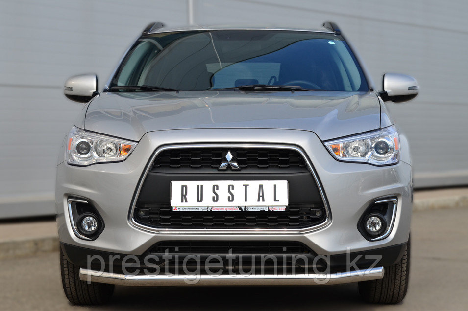 Защита переднего бампера d63 (секции)  Mitsubishi ASX 2012-16