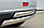 Защита заднего бампера 75х42/75х42 овалы (дуга) Mitsubishi ASX 2012-16, фото 2