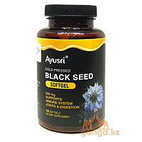 Масло Черного Тмина в капсулах (Black seed Softgel AYUSRI), 150 кап
