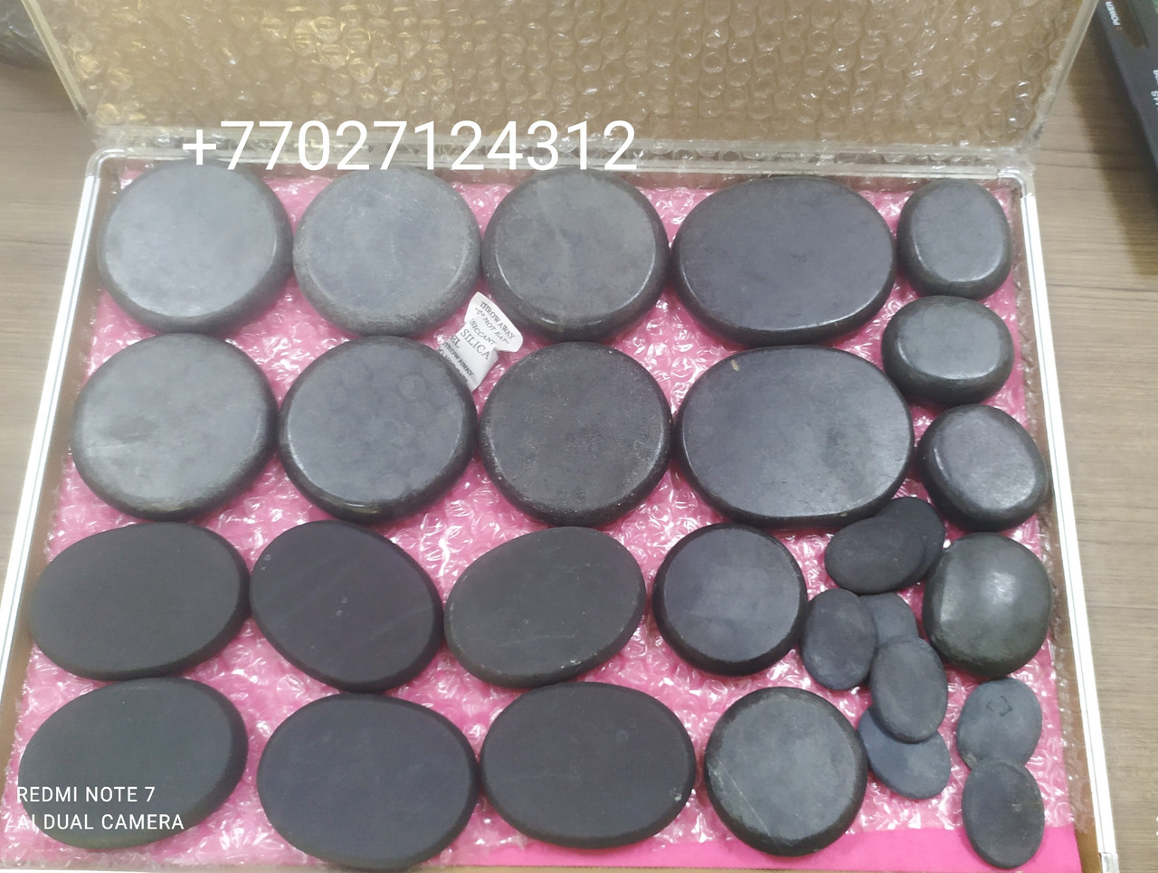 Базальтовые камни для стоунтерапии в ассортименте Стоун камни 28 шт - фото 2 - id-p105912329