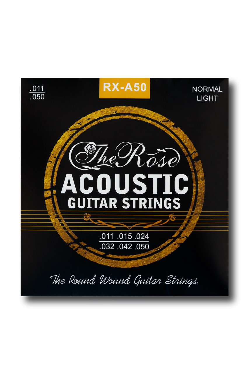 Струны для акустической гитары 011-050 The Rose RX-A50