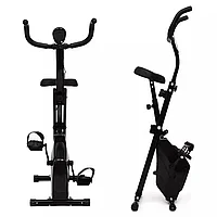 Кардио-велотренажер black x-bike складной