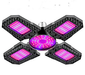 Төрт жапырақшалы фитолампа E27 қызыл-көк спектрлі белгі