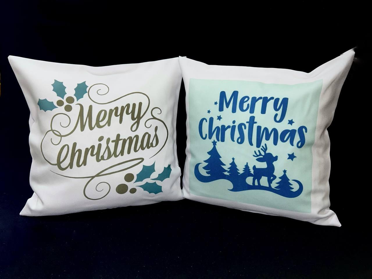 Комплект новогодних подушек «MERRY CHRISTMAS »