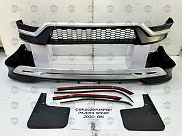 Аэродинамический обвес на Mitsubishi Pajero Sport 2019-по н.в (Черный цвет)