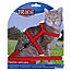 Trixie Шлейка для кошек и мелких собачек, нейлон 22-42см/10мм, поводок 1,25м, фото 4