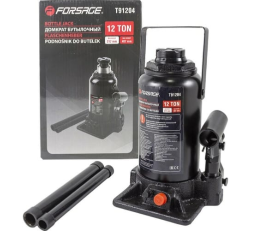 Домкрат бутылочный гидравлический 12т Forsage F-T91204(DS)