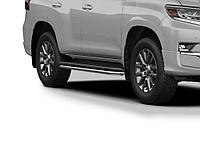 Защита штатного порога d42 + комплект крепежа RIVAL Toyota Land Cruiser Prado 2013-2017