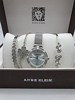 Подарочный набор для женщин ANNE KLEIN, часы с браслетами в подарочный упаковке, 0022-2-60