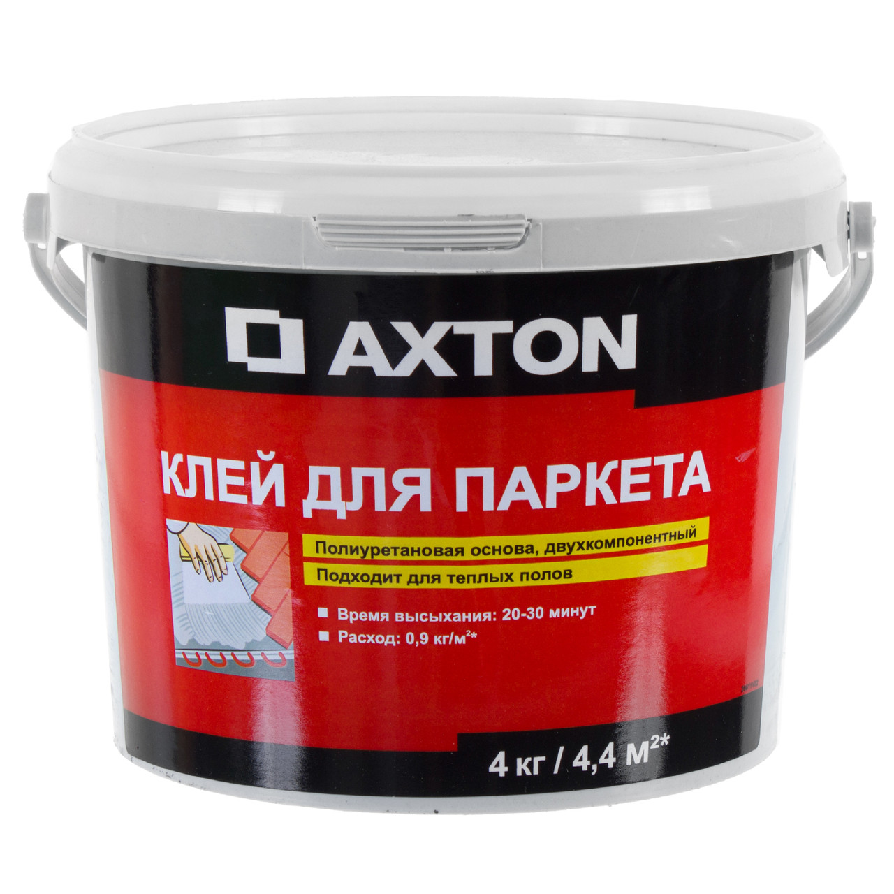 Axton клей для паркета двухкомпонентный 4 кг - фото 1 - id-p105999660