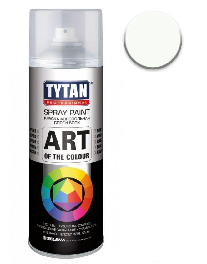 TYTAN Краска аэрозольная, белая матовая, 400 мл - фото 1 - id-p105999752