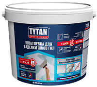 Tytan Professional Шпатлевка для заделки швов ГКЛ 5 кг белый