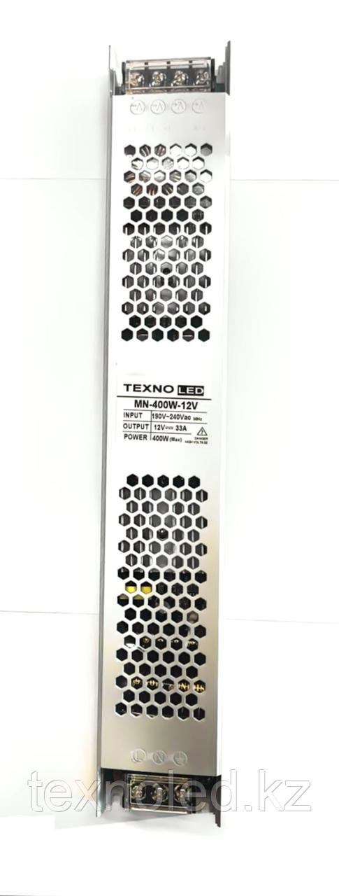 Блок питания 220/12V 34A 400 watt Slim (без кулера)