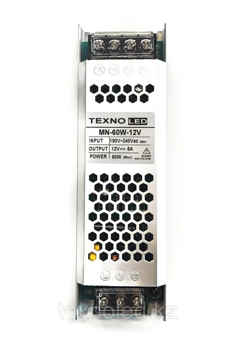 Блок питания 220/12V 5A 60 watt Slim