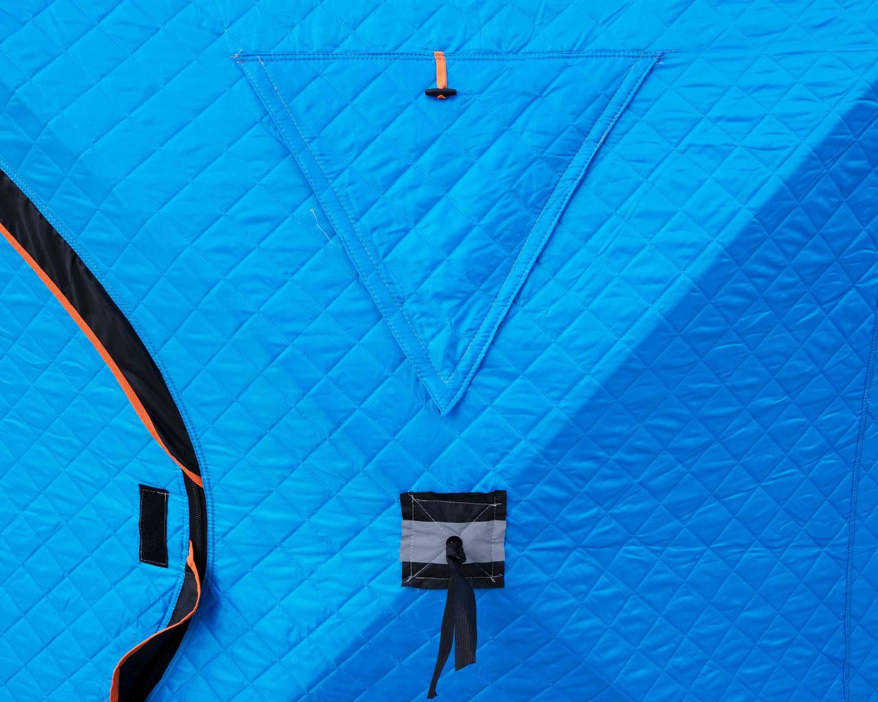 Палатка зимняя куб "HUSKY" М4 PH44 Oxford 210D, 3 слоя, 4 стенная, р.180*210, цвет: синий - фото 5 - id-p105909128