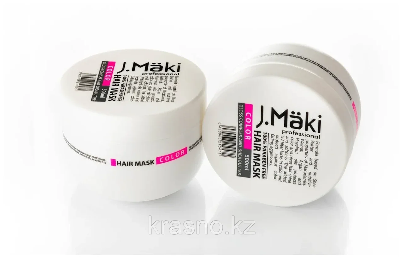 Маска для окрашенных волос 500мл J.Maki - фото 1 - id-p106003308