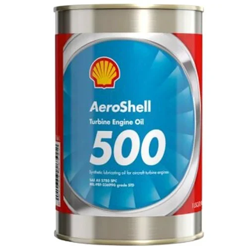 AEROSHELL TURBINE OIL 500, 1 QT CAN // MIL-PRF-23699-STD & O-156 (Турбинное масло Аэрошелл 500) - фото 1 - id-p106004324