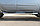 Пороги труба d76 с накладкой (вариант 2) Mitsubishi L200 2013-15, фото 3