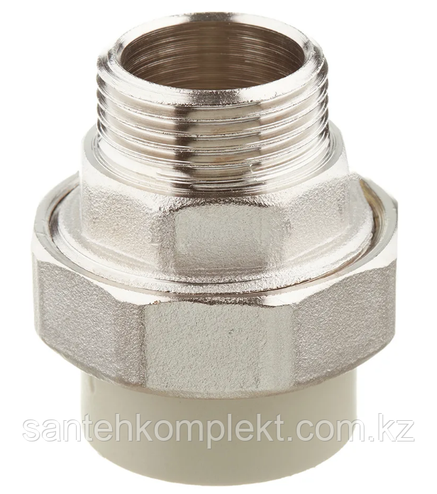 Адаптер комбинированный ППР с нар. резьбой Американка 40 - 1 1/4 ...