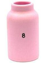 Сопло керамическое (газ линза) №8 (WP-17-18-26) d=12.5 мм  L=42 мм