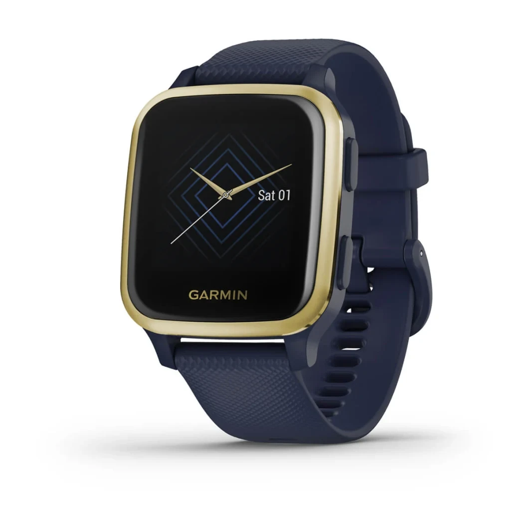 Спортивные часы Venu Sq Music with Navy with Light Gold Bezel