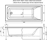 Акриловая ванна Aquanet Bright 170x75, фото 9