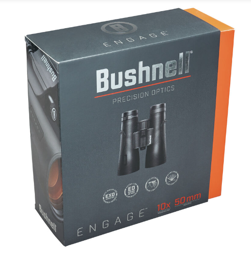 Бинокль BUSHNELL ENGAGE EDX BLACK BaK-4 ROOF PRISM - фото 4 - id-p106012637