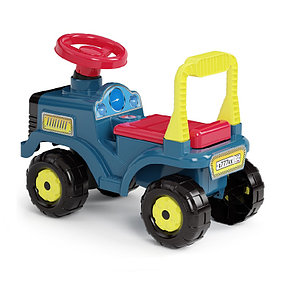 Машинка каталка детская Трактор синий М4942, фото 2