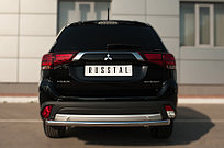 Защита заднего бампера d63 (дуга) Mitsubishi Outlander 2015-18