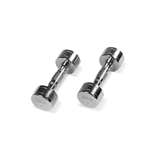 Гантель хромированная 4 кг BRONZE GYM BG-PA-DB-C04, фото 1