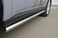 Пороги труба d63 (вариант 3) Mitsubishi Outlander 2012-15