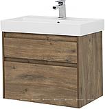 Тумба с раковиной Aquanet Nova Lite 75 дуб рустикальный (2 ящика), фото 3