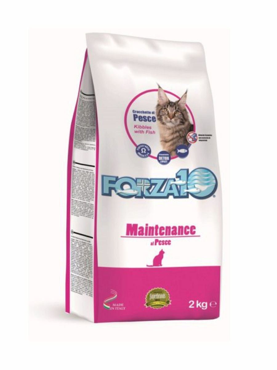 Forza 10 Maintenance Сухой корм для кошек Рыба, 2 кг