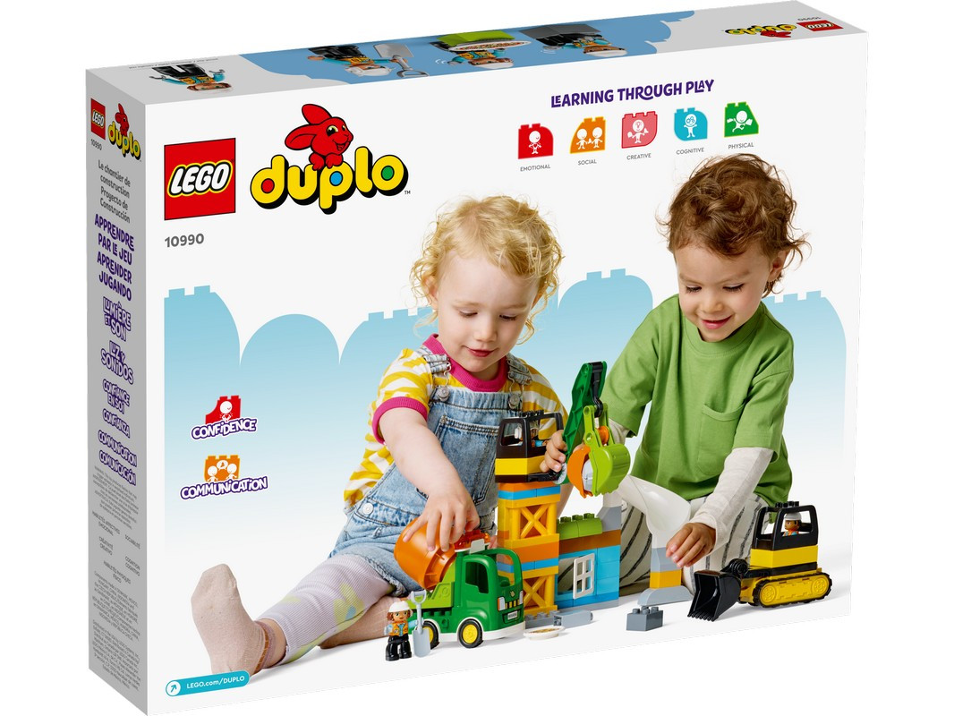 Конструктор Lego Duplo Town Строительная площадка 61 деталь (10990)