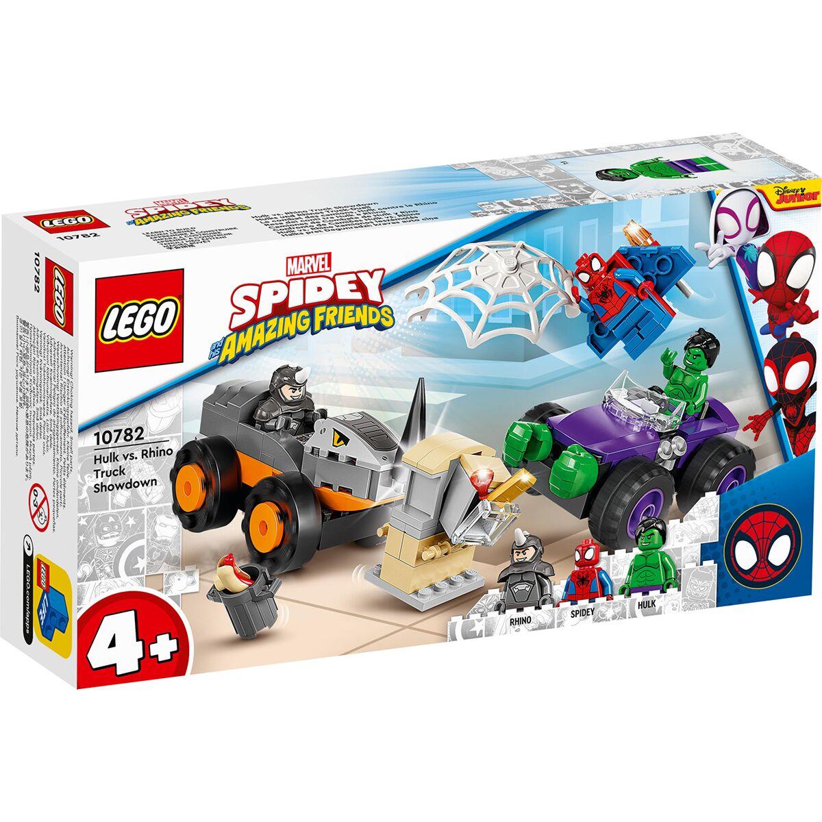 Lego 10782 Spidey Схватка Халка и Носорога на грузовиках