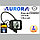 Фара белого / жёлтого света ALO-2-E12KA Ближний свет, рабочее освещение, квадратная фары Aurora 1шт, фото 7